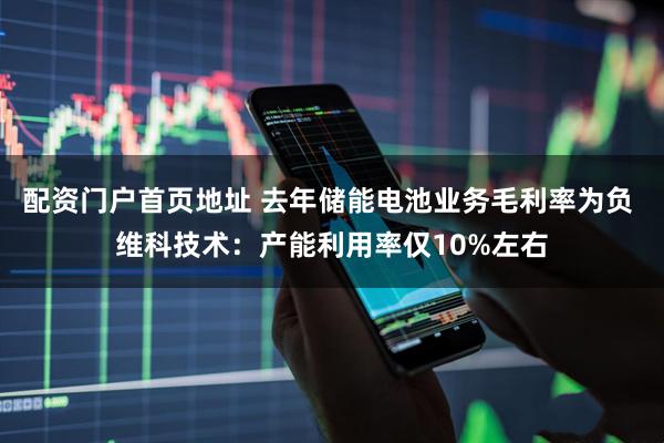 配资门户首页地址 去年储能电池业务毛利率为负 维科技术：产能利用率仅10%左右